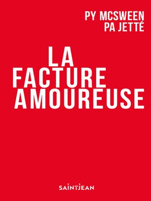 cover image of La facture amoureuse